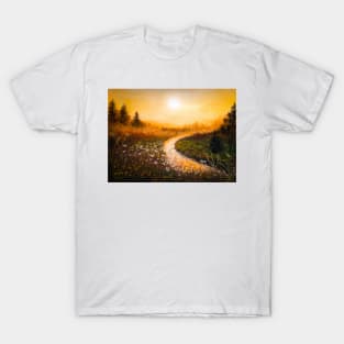 Serenity of the golden hour T-Shirt